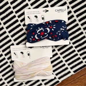 Two Capelli of New York Headbands / Headcovering NWT